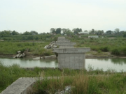 Se reiau lucrările la podul de peste Siret, Talpa – Zamostea