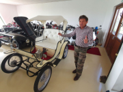 Drumul spre locul unde se află mașina electrică a Nadiei Comăneci