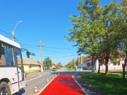 Covoare rutiere antiderapante și marcaje rutiere termoplastice pe DN 59F, Sânnicolau Mare – Dudeștii Vechi