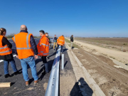 DRDP Buzău: pregătiri pentru deschiderea autostrăzii. A fost efectuată o prerecepție pe Autostrada A7, Tronsonul Buzău – Focșani, Lotul 2, Vadu Pașii – Râmnicu Sărat.