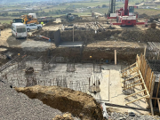 Avansează lucrările la viaductul Boița, prima structură de pe lotul 2 al autostrăzii Sibiu – Pitești.