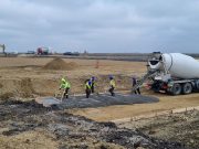 DRDP Timișoara: mobilizare foarte bună pe șantierul drumului de legătură dintre DN 69 și autostrada A1.