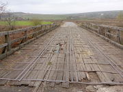 Județul Botoșani: situație gravă la podul de lemn de la Mateieni