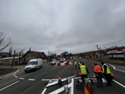 R. Moldova: sens giratoriu la intersecția drumului național R6 cu drumul de acces spre satul Miclești