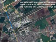 Va fi modernizat sectorul de pe DN 1 cuprins între Aeroportul Henri Coandă și Nodul rutier cu A0