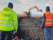 Autostrada „Unirii” – secțiunea Leghin – Tg. Neamț: primele lucrări fizice de șantier!