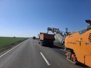 Județul Călărași: reparații asfaltice pe suprafețe extinse pe drumul național #DN21!