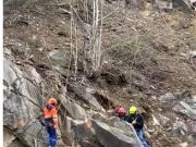 Județul Buzău: în zona Siriu, continuă lucrările de rănguire a versanților!