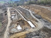 DRDP Timișoara: forfotă mare pe șantierul lotului 2 #A1 Lugoj – Deva, între Margina și Holdea.