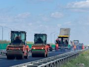Reparații asfaltice efectuate pe Autostrada A2, calea 1(sensul de mers București – Constanța)