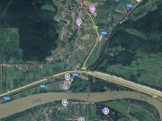 Județul Hunedoara: sens giratoriu la intersecția dintre DN7 și DN76, în dreptul ieșirii de pe podul de la Șoimuș!
