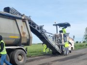 Județul Timiș: lucrări în desfășurare pe circa 30 de km din DN 69 Timișoara – Arad.
