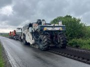 DRDP Timișoara: lucrări de reciclare in situ pe DN 57, între Lățunaș, jud. Timiș și limita cu județul Caraș-Severin