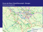 CNIR: Studiu de Fezabilitate pentru un Drum de mare viteză București-Giurgiu.