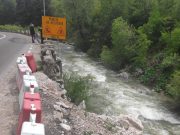 Județul Neamț: alunecări de teren şi căderi de stânci în Cheile Bicazului