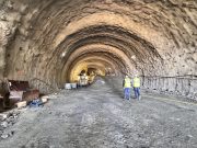 Se lucrează din ambele părți la tunelul 1 (T1) de pe sectorul #A1 Margina – Holdea