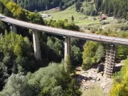 Județul Buzău: lucrări în desfășurare pe Viaductul Gramaticu, DN 10