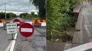 Județul Maramureș: un pod metalic adus din Polonia va înlocui temporar podul prăbuşit, care traversa râul Săsar, de pe DN1C – centura municipiului Baia Mare
