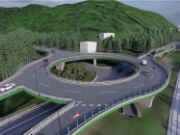 Județul Brașov: licitație pentru sensul giratoriu suspendat de la #Predeal!