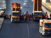 UMB lucrează pe toate cele 3 loturi ale tronsonului de autostradă Focșani – Bacău (95,9 km) cu aproximativ 4000 de muncitori.