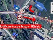 Lucrare de anvergură pentru fluidizarea traficului pe DN 13, între Brașov și Feldioara.