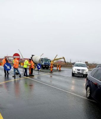Până la finele anului viitor, devieri pe rute ocolitoare și restricții de trafic pe DN 7, zona Vladimirescu – Arad.