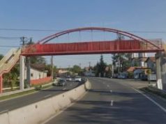 Reparații la pasarela de pe DN 1, la Bănești!