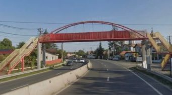Reparații la pasarela de pe DN 1, la Bănești!