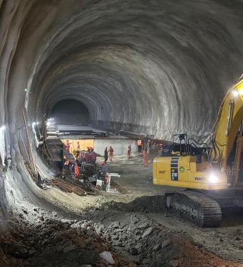 Sunt deschise 11 fronturi de lucru pentru realizarea galeriilor la tunelurile de pe sectorul lipsă al autostrăzii A1, între Margina și Holdea.