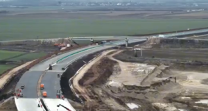 CNAIR: mobilizare bună și pe șantierul lotului 2 al Autostrăzii Focșani – Bacău (A7)!