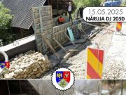Județul Vrancea: au fost refăcute sectoare de pe DJ 205D (Năruja) și DJ 205L (Negrilești), degradate de calamități