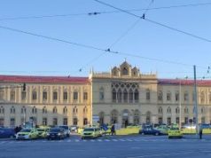 Județul Iași: pasaj peste calea ferată pe DN 28, între Iași – Tomești.