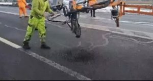 O tehnologie nouă pentru CNAIR, testată de DRDP Cluj, pentru eliminarea degradărilor părții carosabile!