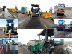 DRDP Timișoara continuă lucrările de reparații pe Varianta de Ocolire Caransebeș