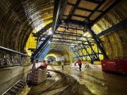 Pe șantierul A1, Margina – Holdea, activitatea se concentrează pe realizarea tunelurilor.