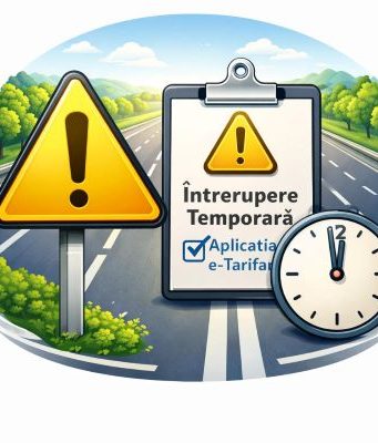 Lucrări de mentenanță la aplicația e-Tarifare utilizată de CNAIR