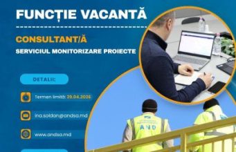 Administrația Națională a Drumurilor angajează Consultant/ă!