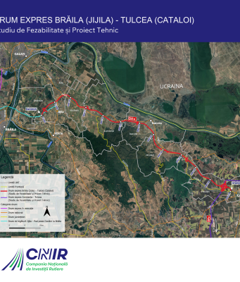 CNIR a avizat Studiul de Fezabilitate pentru Drumul Expres Brăila-Tulcea
