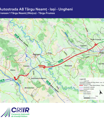 UMB a întors decizia în cazul licitației pentru construirea autostrăzii Moțca -Târgu Frumos, parte din A8. Câștigătorul inițial al procedurii a fost Danlin.