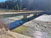 CJ Neamț reface podul afectat de inundații de la Borca!