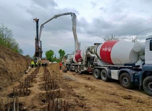 R. Moldova: lucrările de stabilizare a terasamentelor avansează la Ciulucani, pe drumul regional G65
