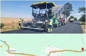De astăzi, 11 mai, încep lucrări de reparații, frezare și așternere covor asfaltic pe DN 59A, Timișoara – Săcălaz – Beregsău Mare