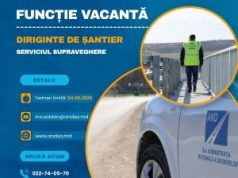 Funcție Vacantă în cadrul Administrației Naționale a Drumurilor – Diriginte de șantier