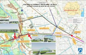 După patru ani, a fost emisă Autorizația de Construcție și încep lucrările la construcţia noului pod rutier de la Cosmești