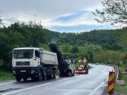 Au început reparațiile pe DN13, între Sighișoara și Târgu Mureș.