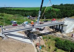 Pasajul de pe drumul R6, din zona de ocolire a municipiului Bălți: progres de 60%
