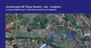 CNIR: va fi semnat cu ITINERA contractul finanțat din Programul SAFE pentru construirea tronsonului 4 al Autostrăzii A8 Târgu Neamț (Moțca) – Iași – Ungheni