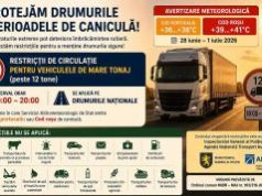 Chișinău: restricții de circulație pe drumurile naționale pentru mijloacele de transport de mare tonaj din cauza caniculei