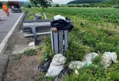 Buget pierdut din cauza deșeurilor abandonate pe drumurile din România