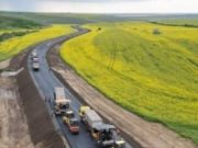Lucrări pe șantierul drumului național M3, Varianta de ocolire Slobozia Mare